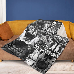 Universal Monsters Pattern Fleece Blanket