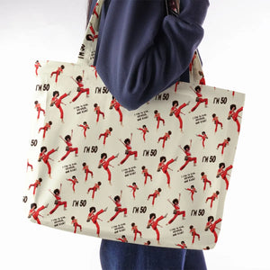 I'm 50 Sally O'Malley SNL Large Tote Bag