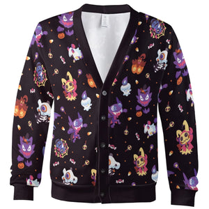 Trick or Treat Poke'ween Pokemon Cardigan
