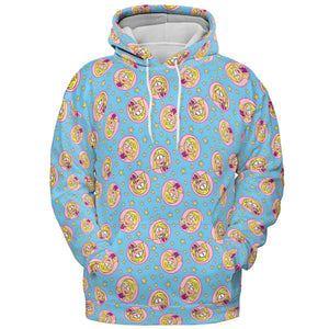 Lizzie Mcguire Badges All-over Print Hoodie