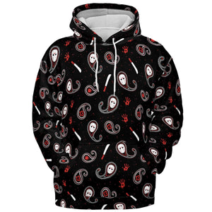 Jason Voorhees Friday The 13th Pattern All-over Print Hoodie