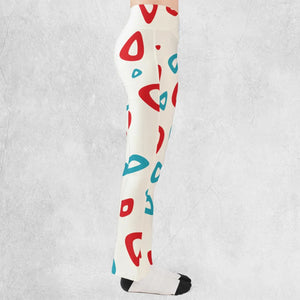 Togepi Pattern Pokemon Flare Leggings
