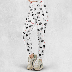 Legandary Bands Mashup Legging
