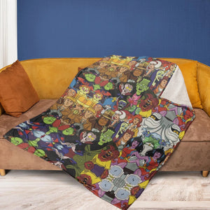 Frightfully Funny Ghostbusters Groovie Goolies Fleece Blanket