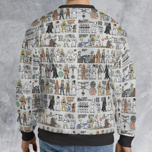 Egyptian Galaxy Wars All-over Print Sweatshirt