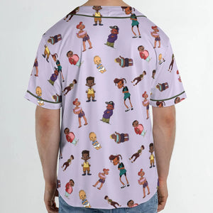 Bebe's Kids Characters Unisex Baseball Jersey