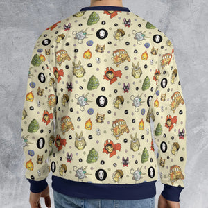 Ghiblipalooza Ghibli Themed All-over Print Sweatshirt