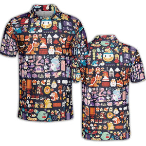 Mario Colors Super Mario AOP Men/Women Polo Shirt