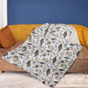 The A-team Characters Series Fleece Blanket