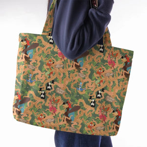 Flowing Down Splash Mountain Large Tote Bag
