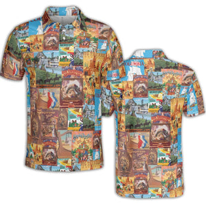 Big Thunder Mountain Frontierland AOP Men/Women Polo Shirt