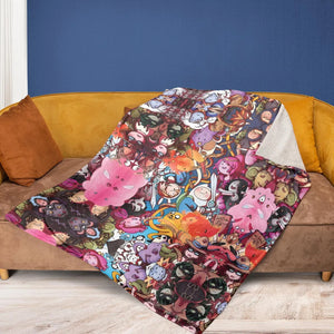 Land of Ooo Adventure Time Fleece Blanket