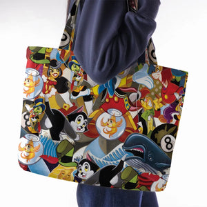 Pinocchio Seamless Large Tote Bag