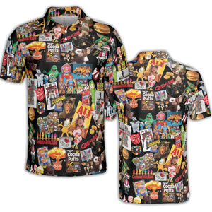 80's Kids Starter Pack AOP Men/Women Polo Shirt