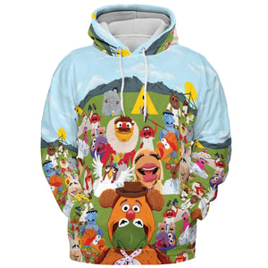 MupSommar Midsommar and The Muppet Show All-over Print Hoodie