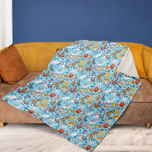 Animation Dogs Fleece Blanket