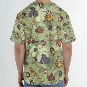 Tarzan Characters Unisex Baseball Jersey