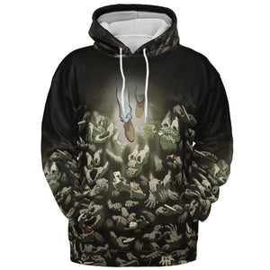 Funny Helping Hands Labyrinth All-over Print Hoodie