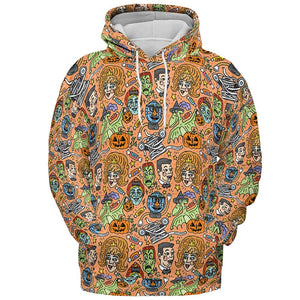 All-over Print Hoodie - EKM85NQ7 - - 2