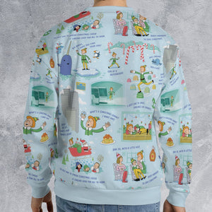 All-over Print Sweatshirt - 9FCA4BRM - - 2