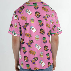 Halloween McNugget Buddies Unisex Baseball Jersey