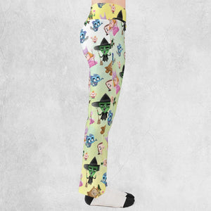 Glinda and Elphaba Meet and Greet Flare Leggings