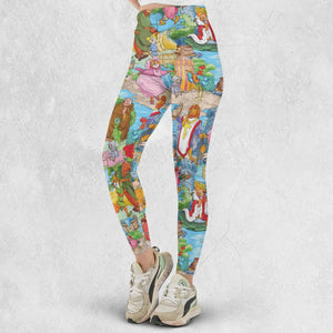 Archer Wood Plaid Robin Hood Legging