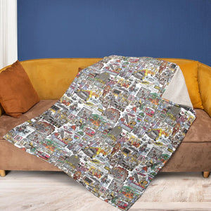 Back To Style Back To The Future Fleece Blanket