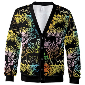 Eevee Pokemon Black Cardigan