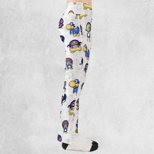 Penguin Party Super Mario Flare Leggings