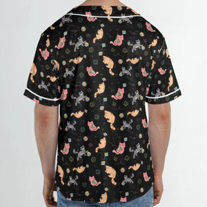 Dice Cat DnD Unisex Baseball Jersey