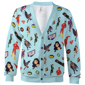 Superhero Style Justice League Cardigan