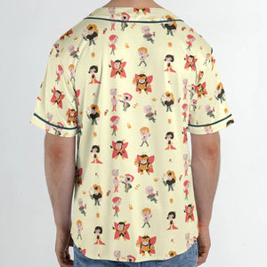 The Venture Bros Pattern Unisex Baseball Jersey