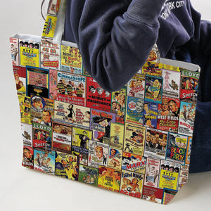 Vintage Comedy Film Posters Large Tote Bag