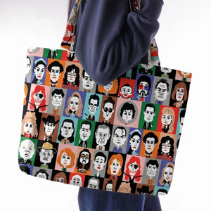 Twin Peaks Characters Large Tote Bag
