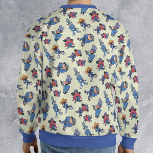 All-over Print Sweatshirt - 49E2CEPS - - 2