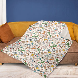 Toy Story Toss Pattern Fleece Blanket