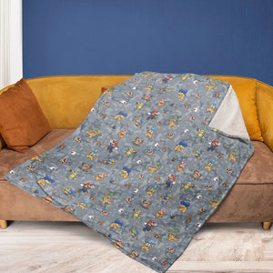 Super Mario Nintendo Video Game Fleece Blanket