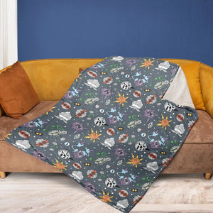 Rock Type Pokemon Fleece Blanket