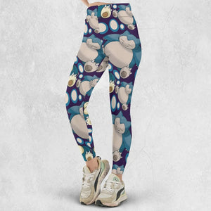 Snorlax Pokemon Legging