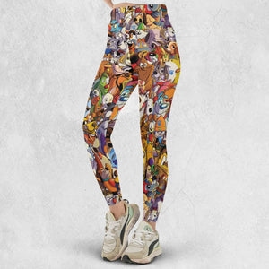 Dogs From Famous Cartoons Legging