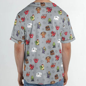 Little Monsters DnD Unisex Baseball Jersey