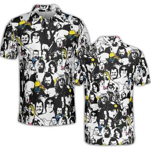 Iconic faces Royal Rumble AOP Men/Women Polo Shirt