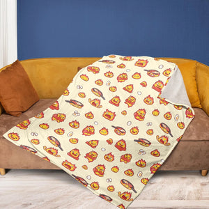 Calcifer Howl’s Moving Castle Fleece Blanket