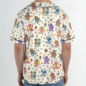 BADA BOP BA BA Mcdonaldland Unisex Baseball Jersey