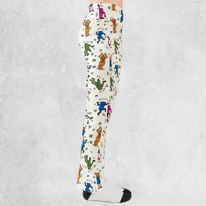 Dancing Muppets The Muppets Characters Flare Leggings