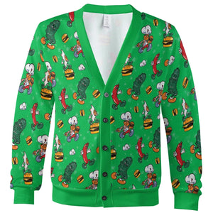 BurgerTime Cardigan