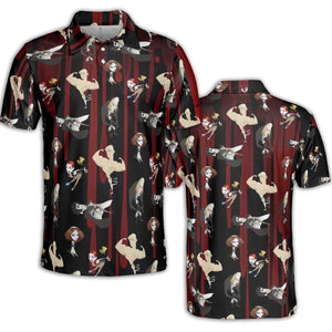 The Rocky Horror Picture Show Characters AOP Men/Women Polo Shirt