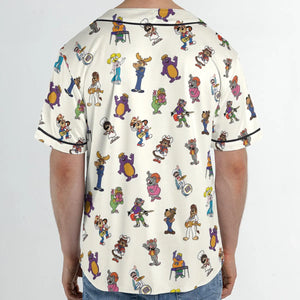 80s Pizza Time Theater Chuck E Cheese Unisex Baseball Jersey