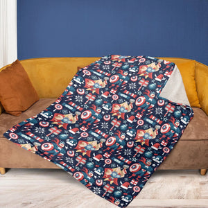Marvelous Christmas Fleece Blanket